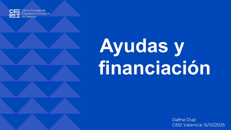 Ayudas y financiaci�n