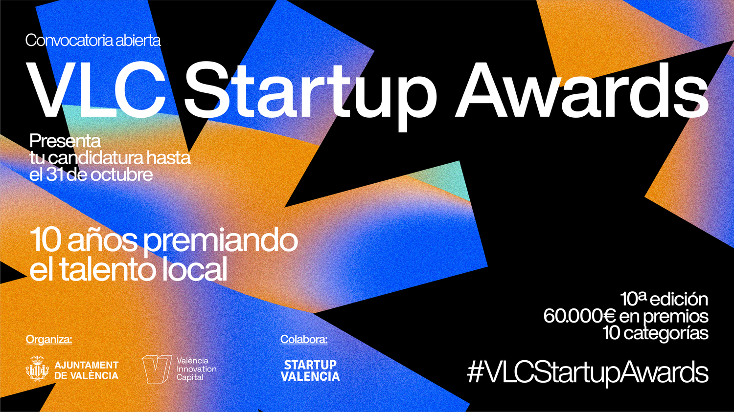 Presenta tu candidatura a los #VLCStartupAwards