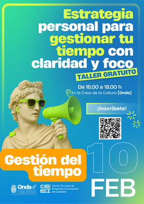 Taller: Estrategia personal para gestionar tu tiempo con claridad y foco
