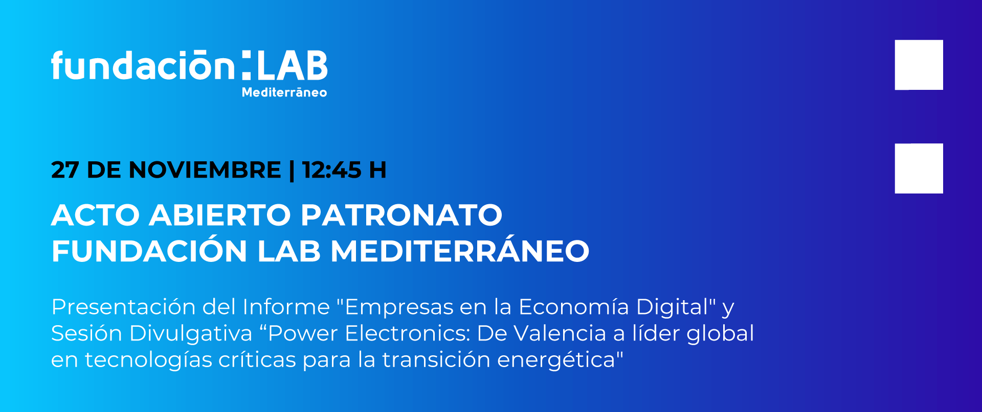 Acto Abierto Patronato Fundación LAB Mediterráneo