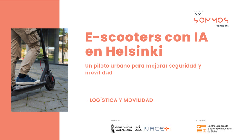 E-scooters con IA, un piloto urbano para mejorar seguridad y movilidad (Portada)