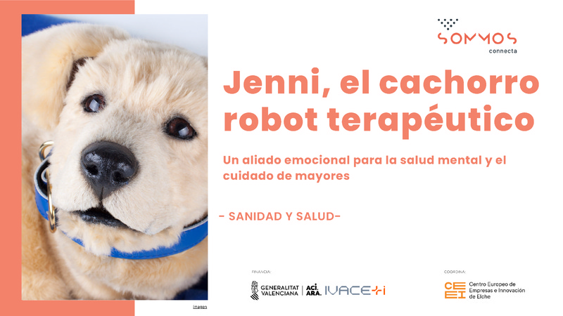 Jenni, el cachorro robot terapéutico (Portada)