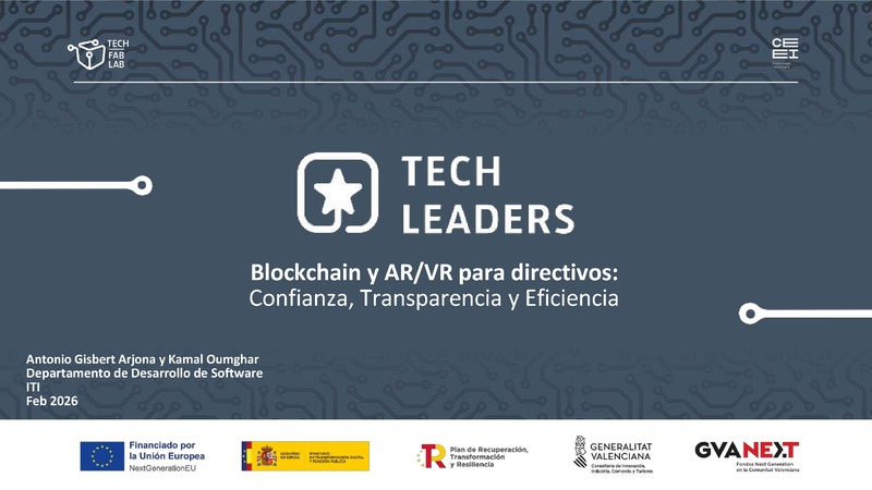 Blockchain y AR/VR para directivos: Confianza, Transparencia y Eficiencia