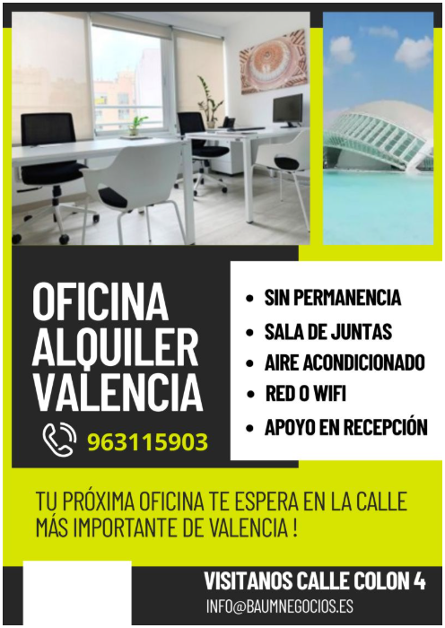 alquiler oficina valencia