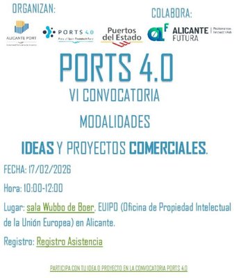 Jornada sobre innovación portuaria y sostenibilidad en el marco de la VI Convocatoria de Ports 4.0