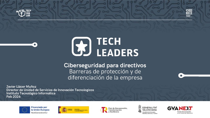 Presentación Formación en Ciberseguridad para directivos (Portada)
