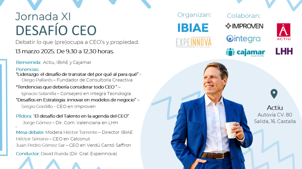 XI Jornada Desafío CEO: Lo que (pre)ocupa a un CEO… sobre la mesa