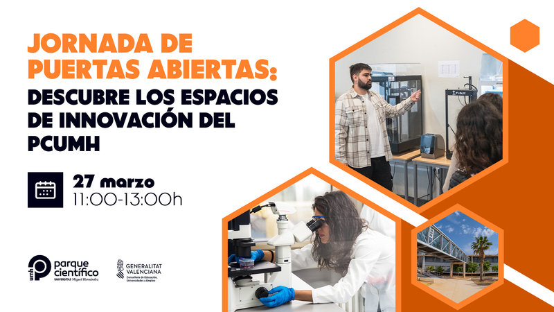 Jornada de puertas abiertas 2026: descubre los espacios de innovación del PCUMH
