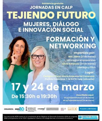 Jornadas en Calp, "Tejiendo el futuro: Mujeres, diálogo e innovación social"