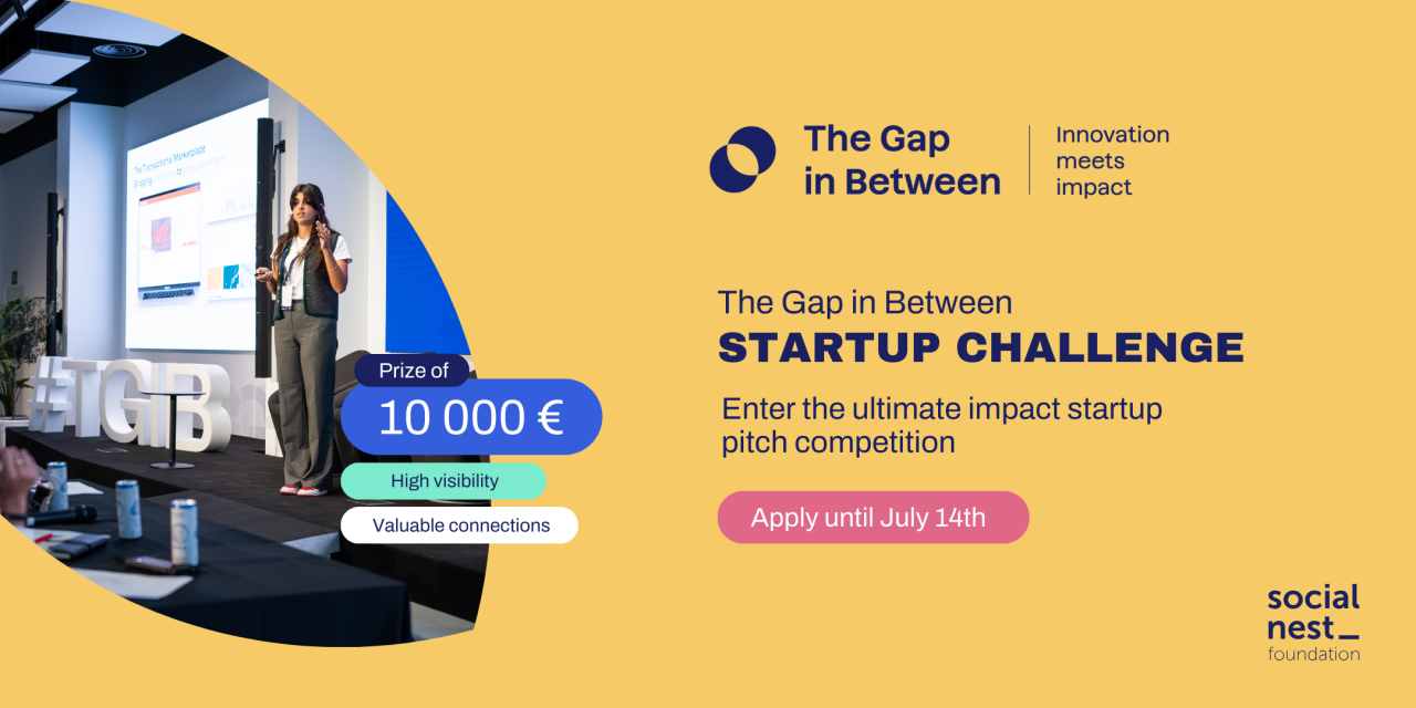 The Gap in Between Startup Challenge 2026