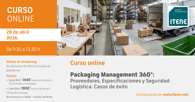 Curso online – Packaging Management 360º: Proveedores, Especificaciones y Seguridad Logística. Casos de éxito