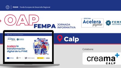 Calp acoge 3 nuevas jornadas Acelera Pyme FEMPA para ganar visibilidad, ordenar la atención al cliente y captar más oportunidades