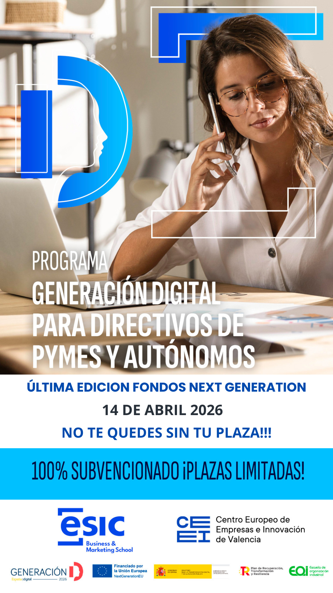 Programa Generaci�n digital pymes para equipos directivos - Inicio 14 de abril