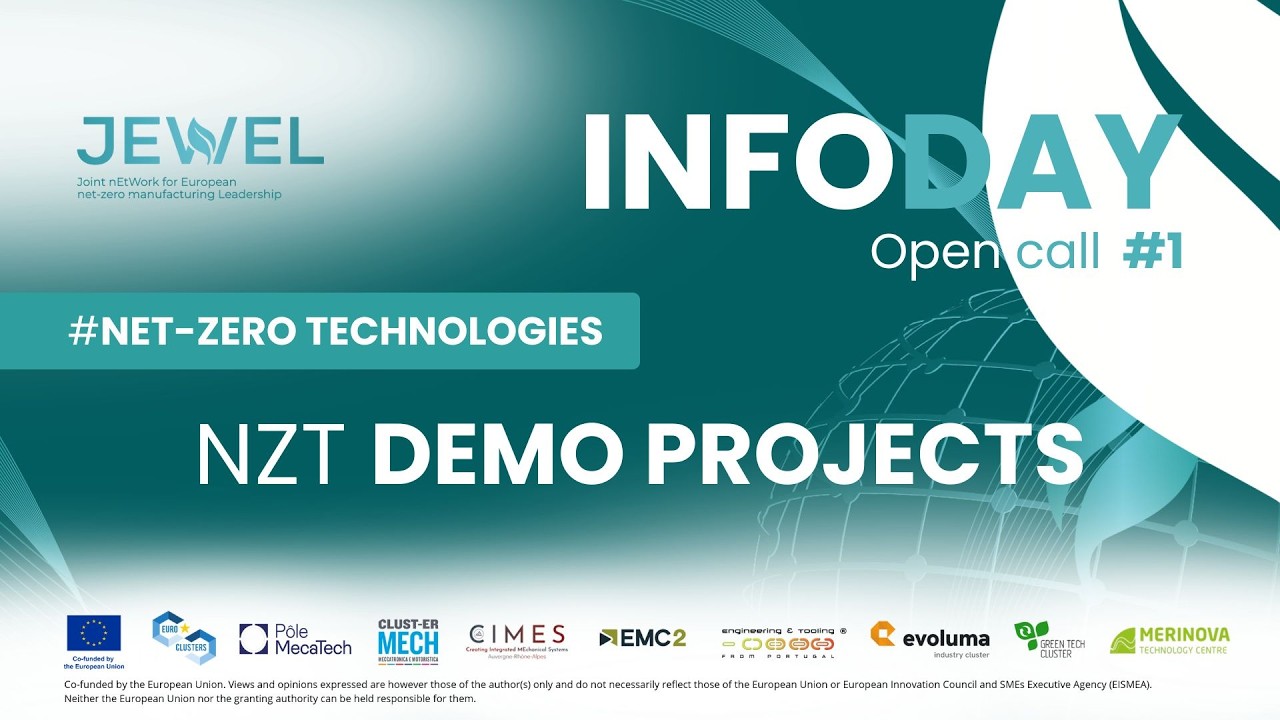 Convocatoria n.º 1 del Eurocluster JEWEL: Proyectos de demostración de NZT