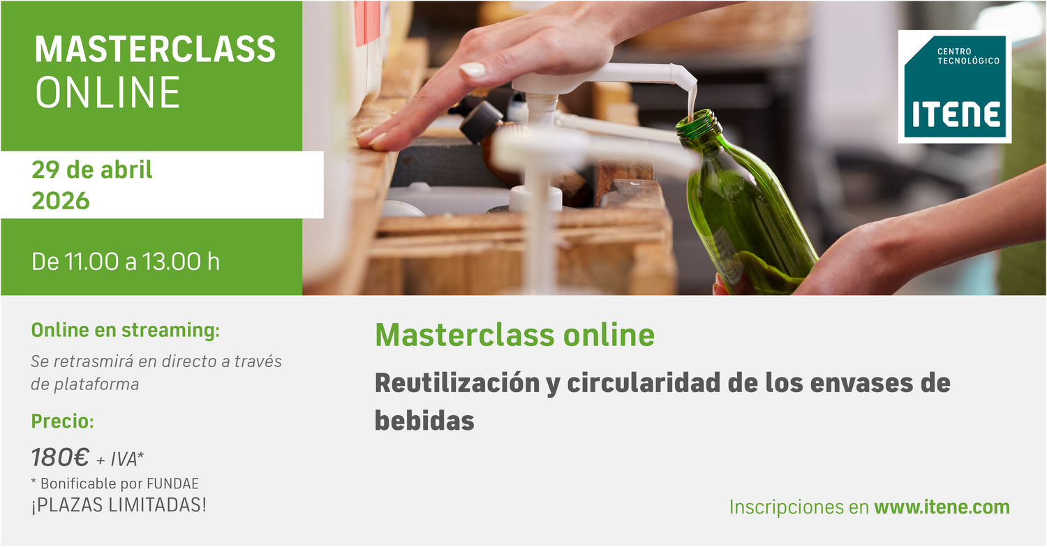 Curso online – Masterclass Reutilización y circularidad de los envases de bebidas – 29 de abril 2026