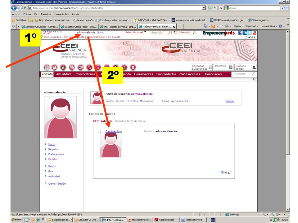 Usuario cambiar foto