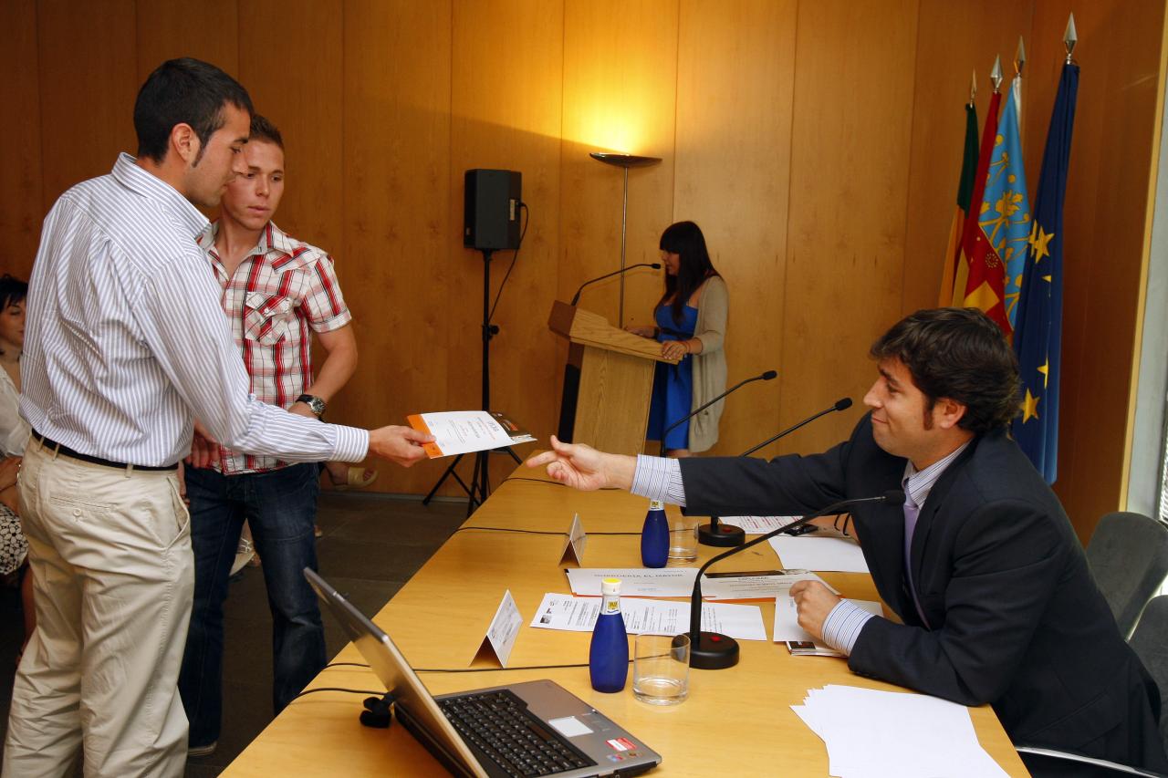 Premios Monkey 2009-entrega de diplomas