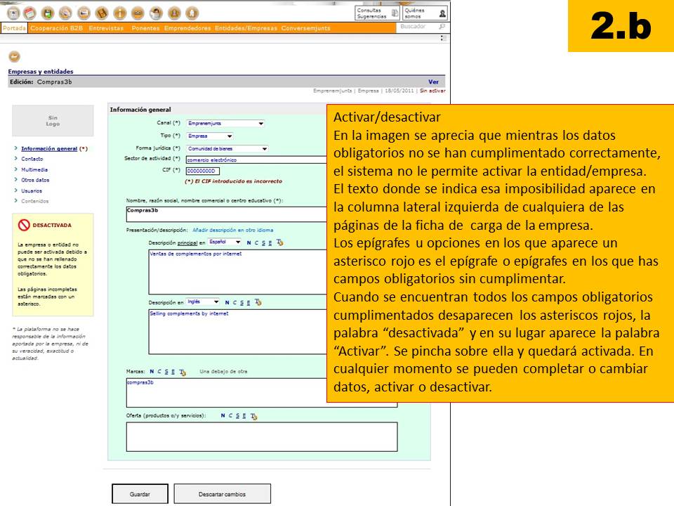 FAQ REGISTROEMPRESAS 2B