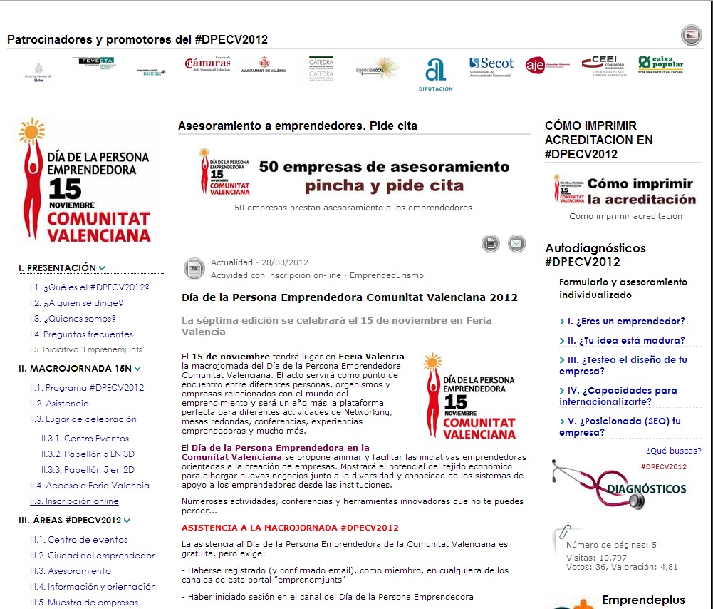 7.5. Página de Macrojornada Presentación