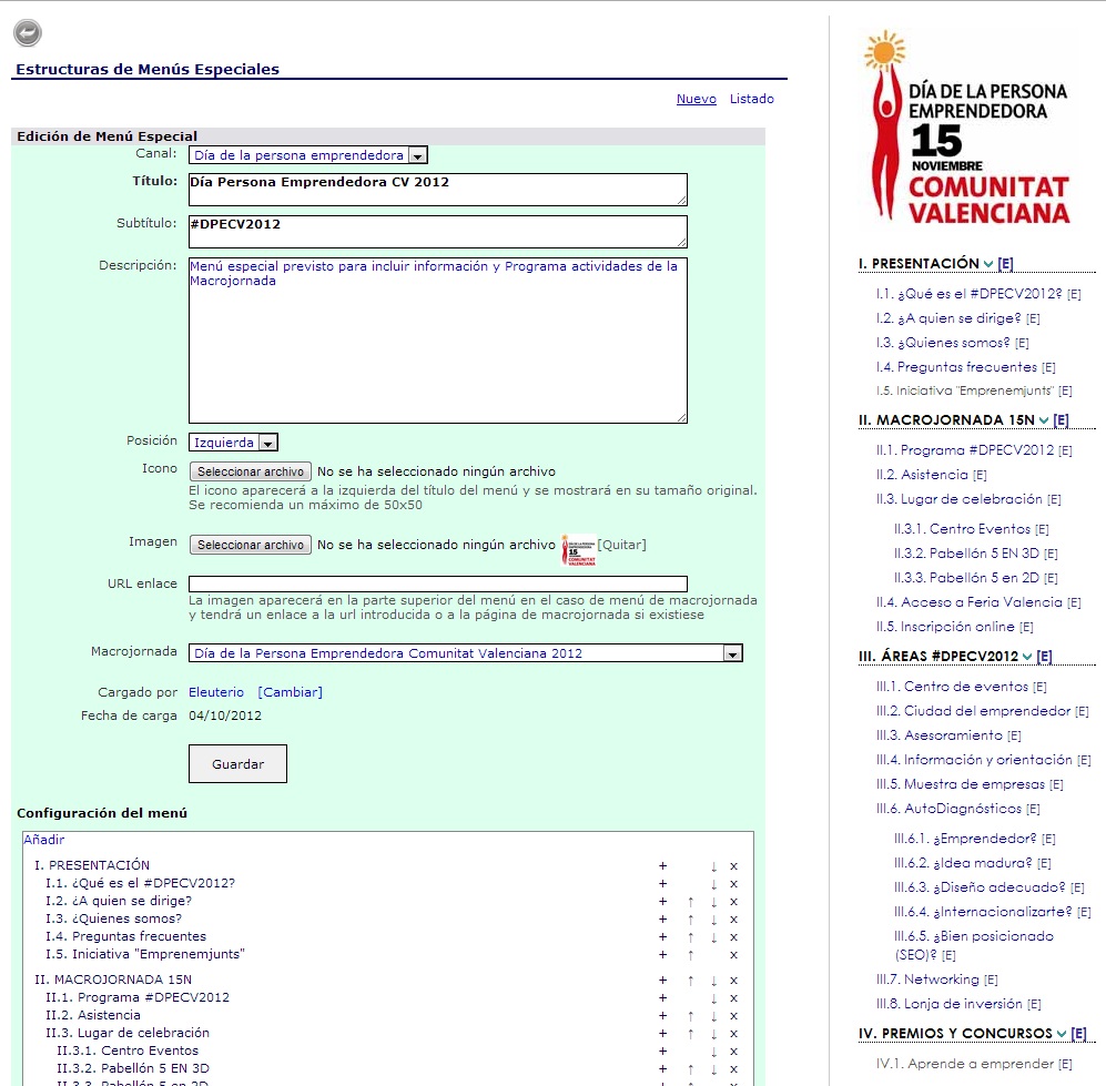 7.5. Menu especial pg macrojornada