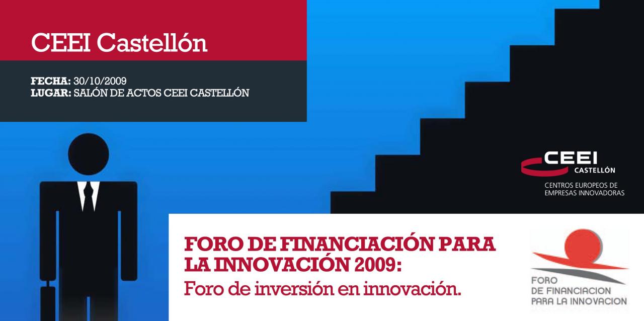 Cartel Foro Financiacion para la Innovaci�n 09