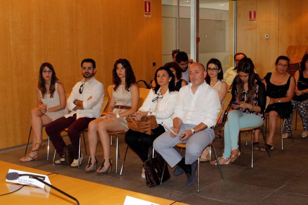 Asistentes a la entrega de premios
