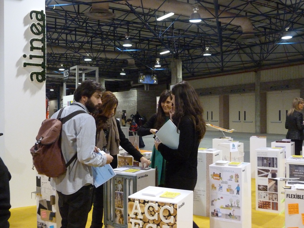 Zona de exposici�n en Feria H�bitat Valencia #AlineaHabitat