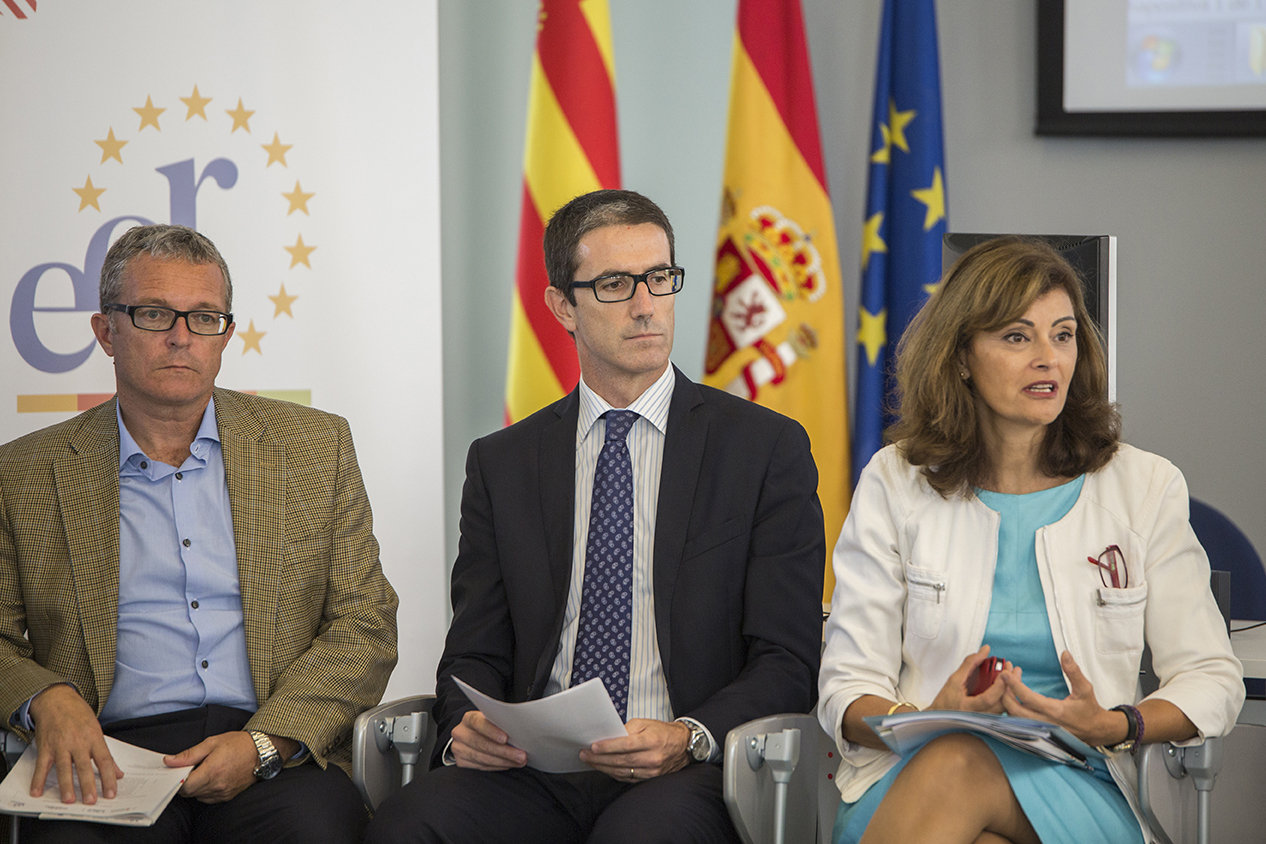 Enric Roig , Justo Vell�n, Ana Botella en el Comit� de Programaci�n del DPECV2015