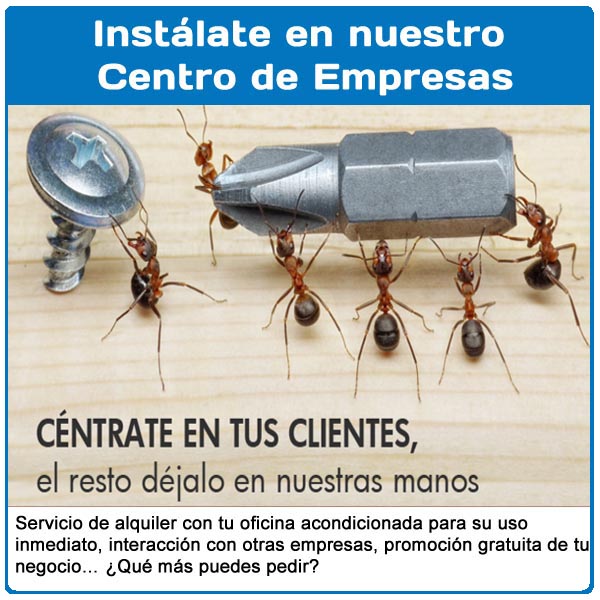 Inst�late en nuestro Centro de Empresas