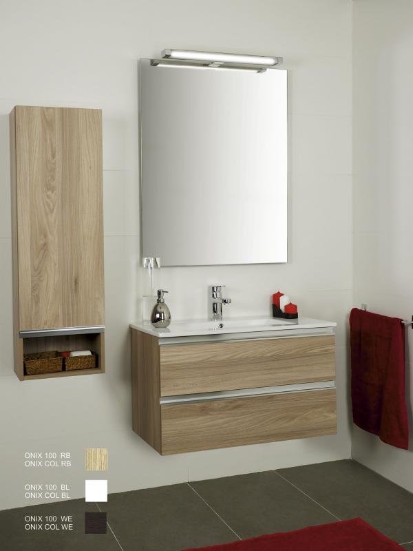 Mueble de Baño Roble. Incluye Lavabo (Ref: rex80rb)