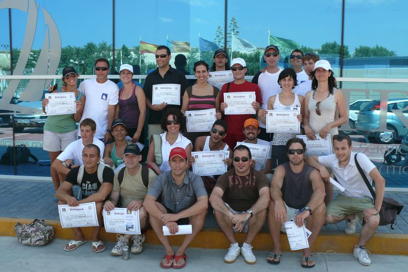 Foto de grupo Networking clubinn en el mar