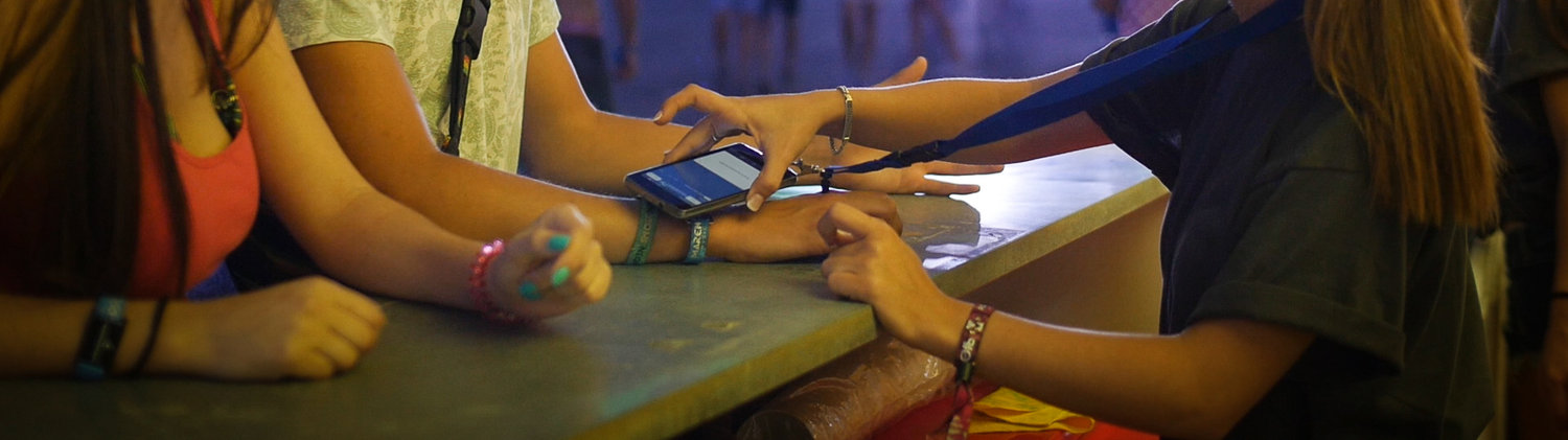 Cashless payment en festivales