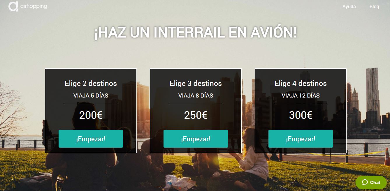 �Novedades en Airhopping! Bienvenido pase interrail (en avi�n)