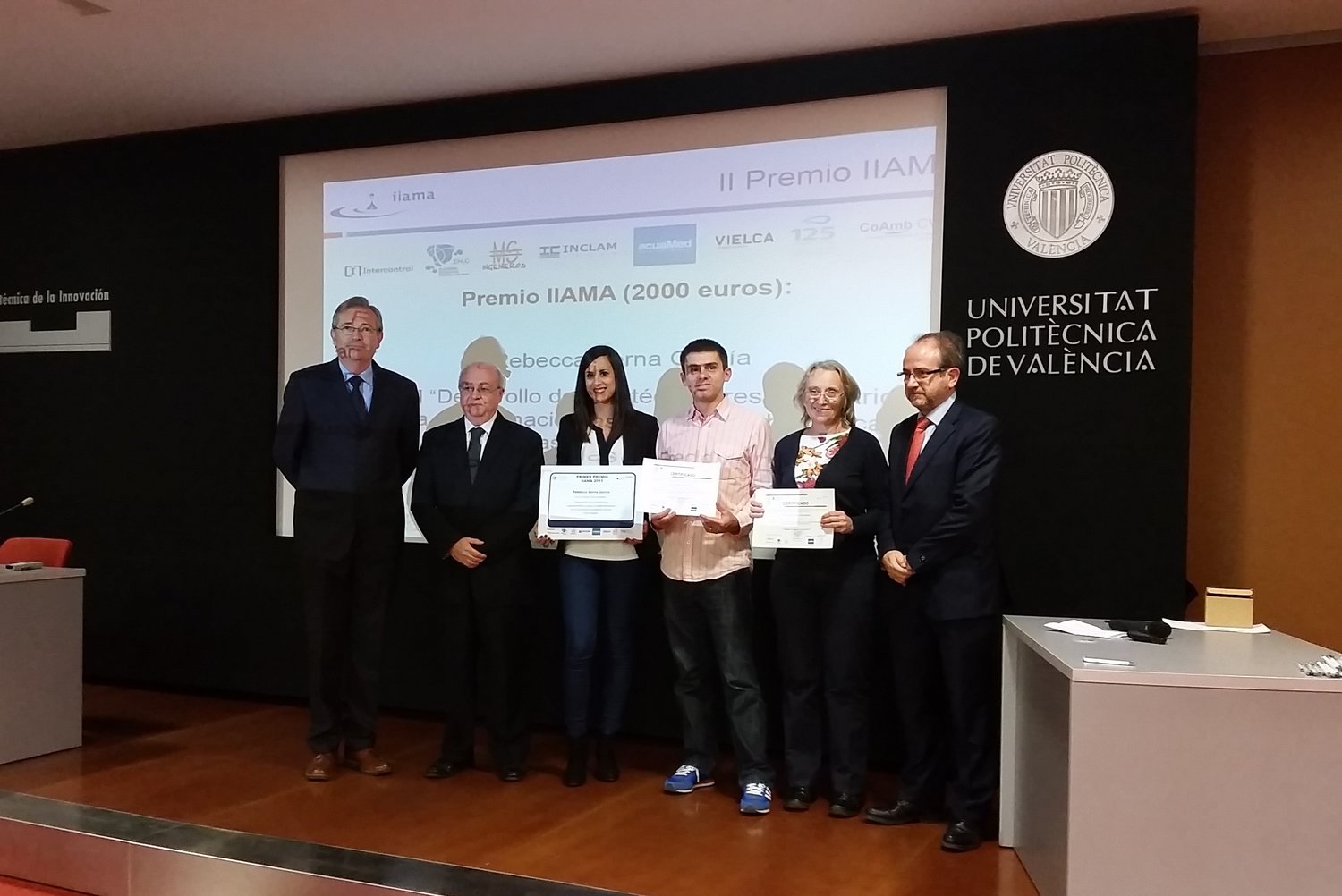 Premio IIAMA al mejor Trabajo Acad�mico en Ingenier�a del Agua[;;;][;;;]