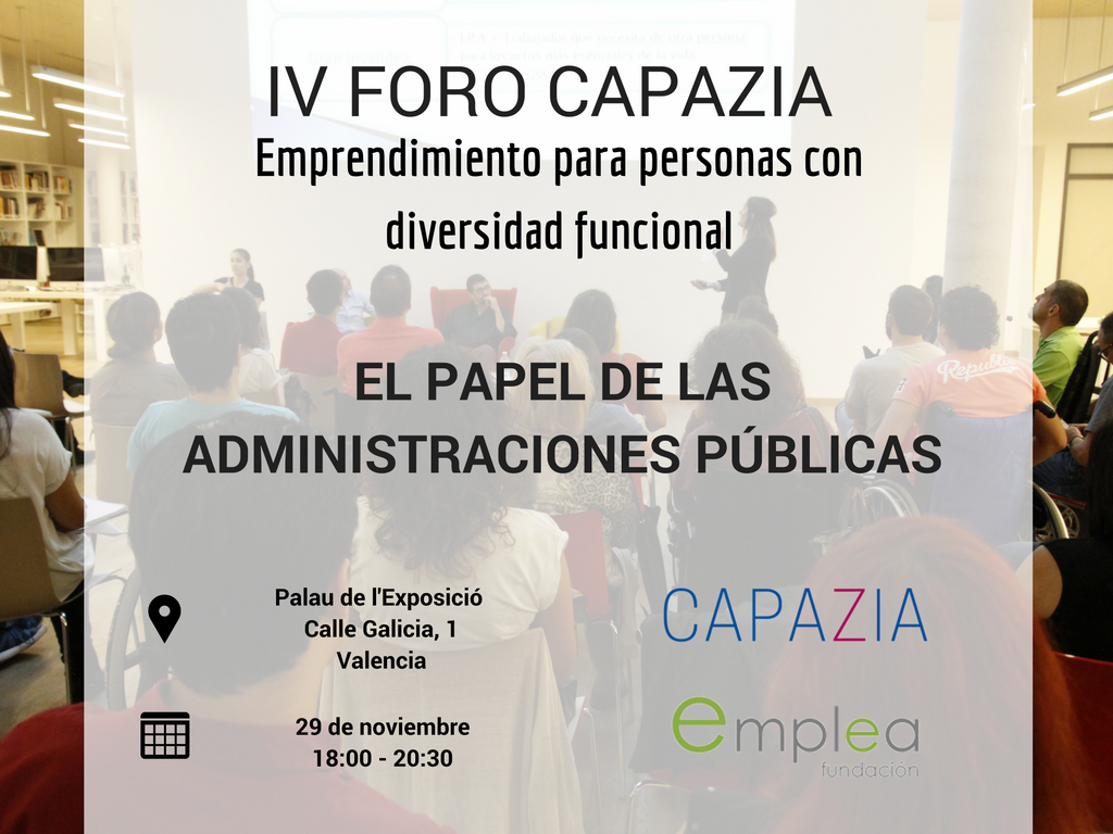 IV Foro Capazia: Emprendimiento para Personas con Diversidad Funcional