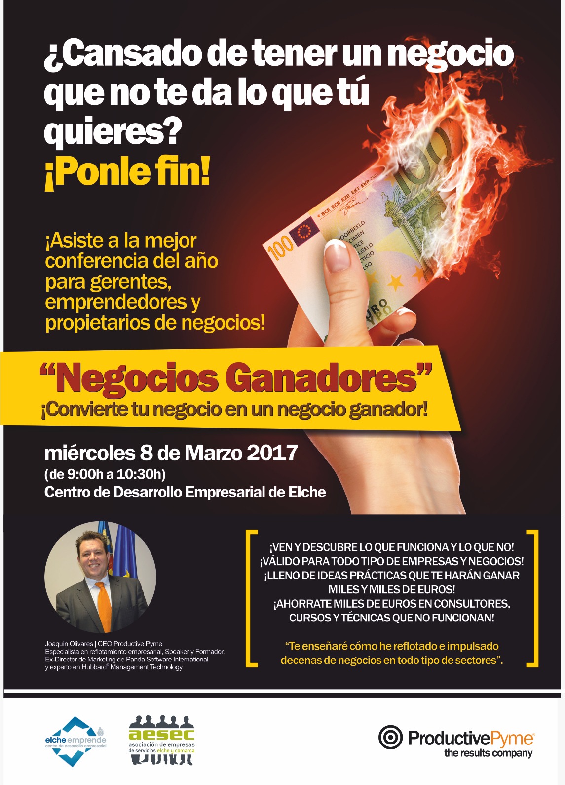 ¿Cansado de tener un negocio que no te da lo que tu quieres?