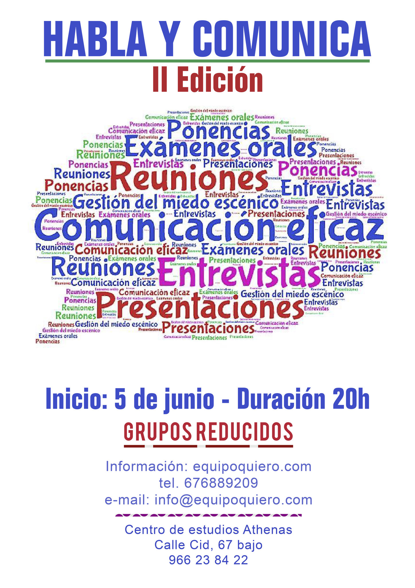 CURSO HABLA Y COMUNICA. 2ª Edición