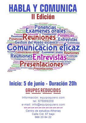 CURSO HABLA Y COMUNICA. 2ª Edición