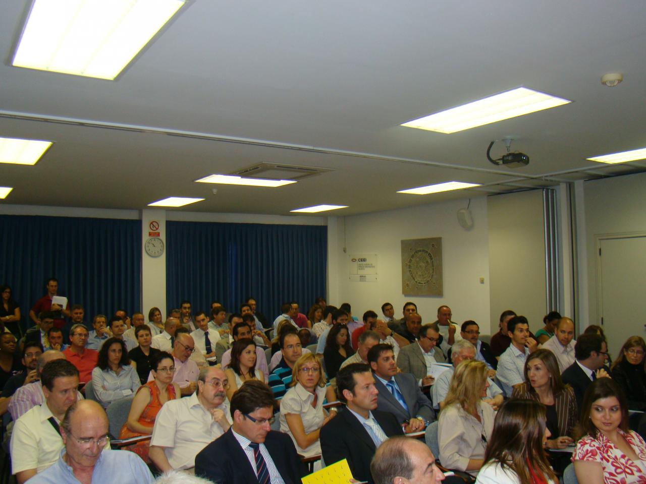 Vista del p�blico asistente al Foro Financiaci�n para la innovaci�n