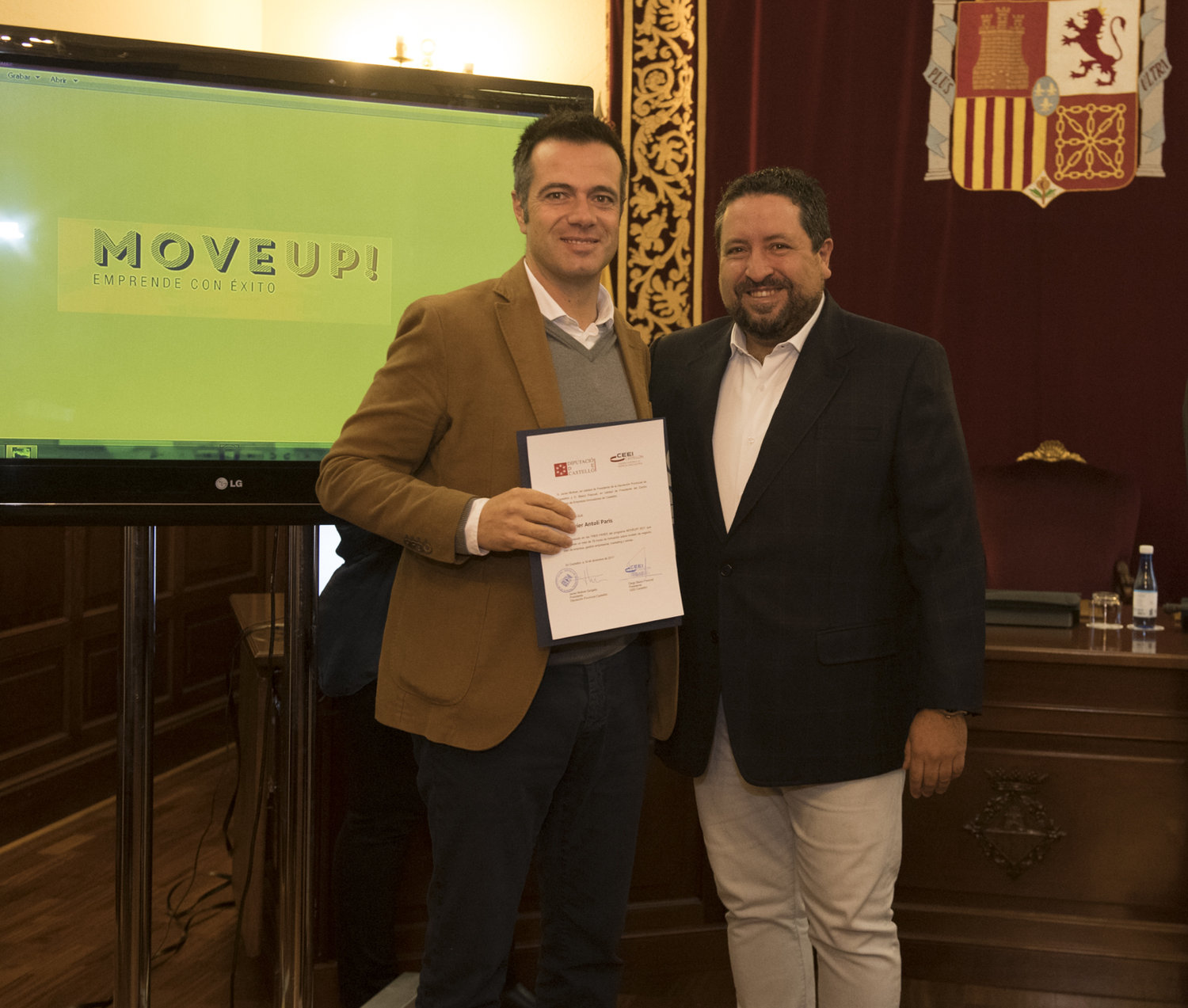 Acto entrega de premios y diplomas Move Up! 2017. Javier Antol�[;;;][;;;]