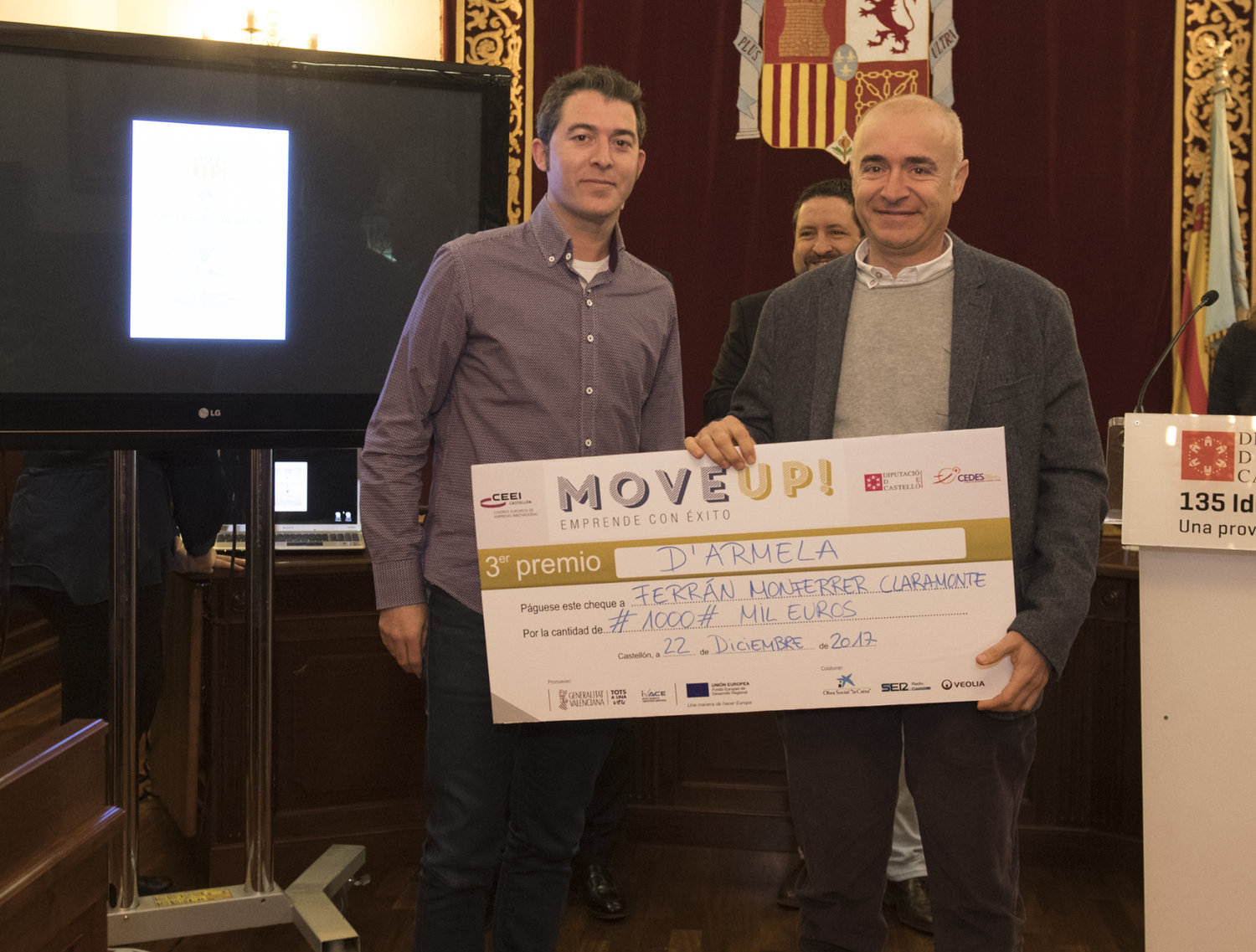 Acto entrega de premios y diplomas Move Up! 2017. Tercer premio - D�ARMELA -[;;;][;;;]