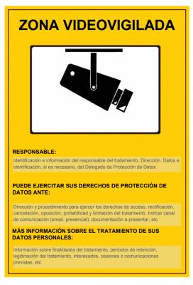 Nueva cartelería informativa sobre videovigilancia