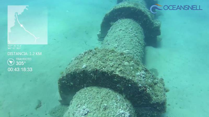 Inspección emisario submarino - OCEANSNELL