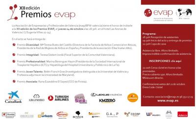 XII Edición Premios EVAP 2019
