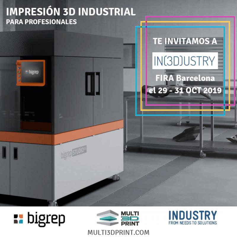 BigRep presentará STUDIO G2, su nueva impresora 3d industrial en INDUSTRY