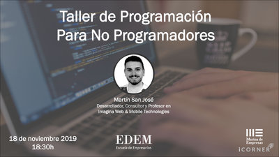 Taller de programación para no programadores
