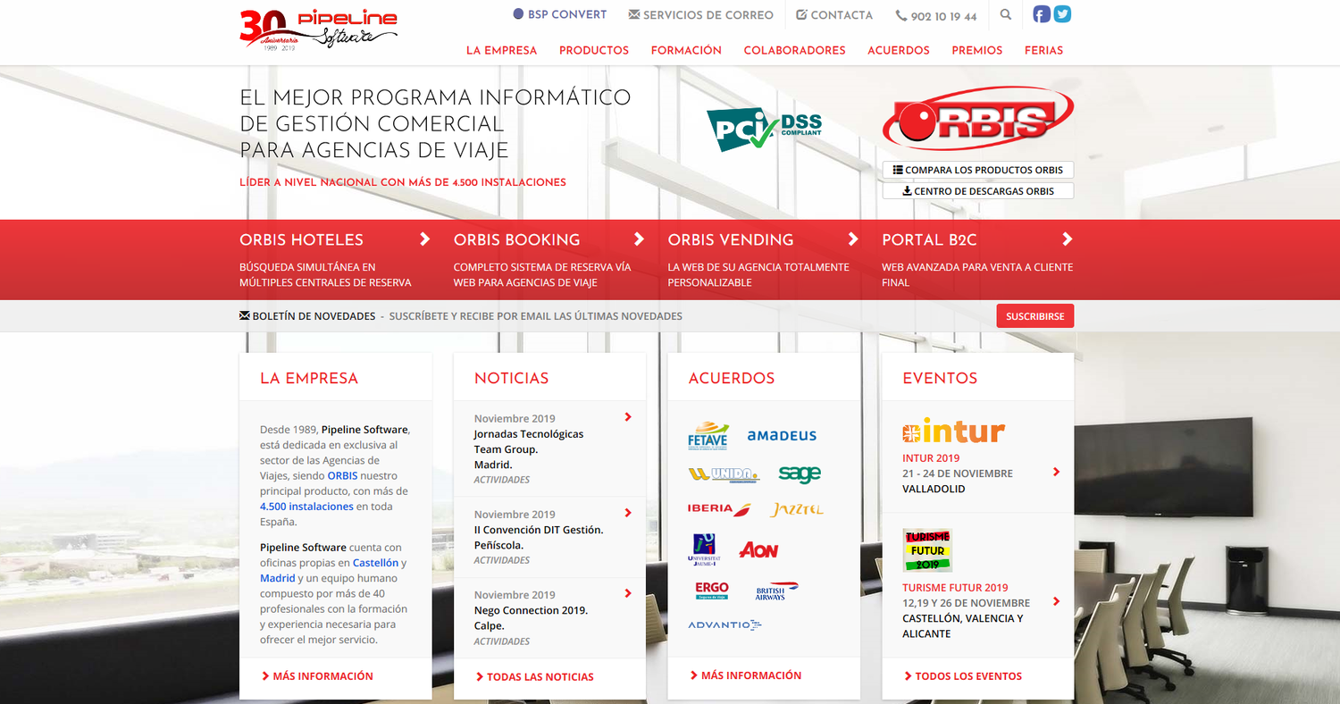 PIPELINE SOFTWARE 2000 SL