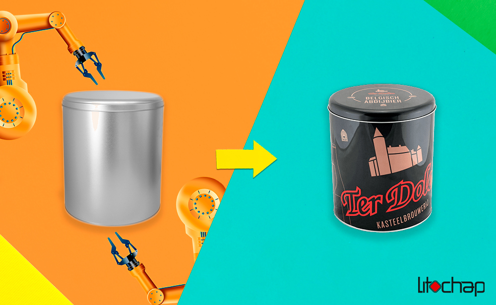 Litograf�a y serigraf�a en envases met�licos