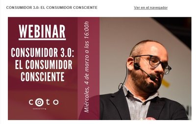 Webinar: �Consumidor 3.0: El consumidor consciente�