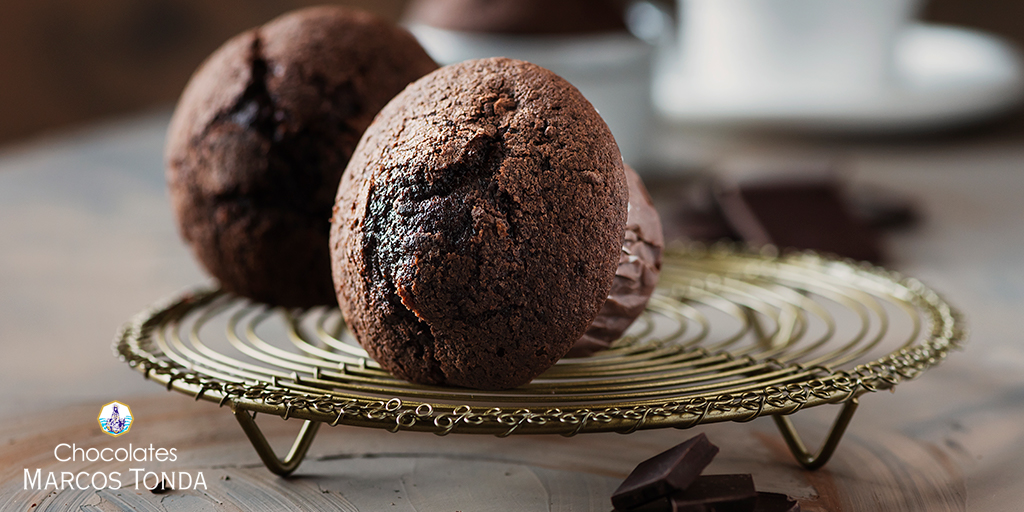 Receta: Mini pasteles de chocolate y avena